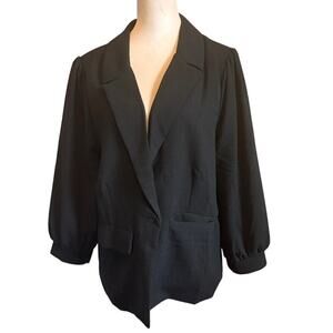 Alice Blue XL Black Blazer